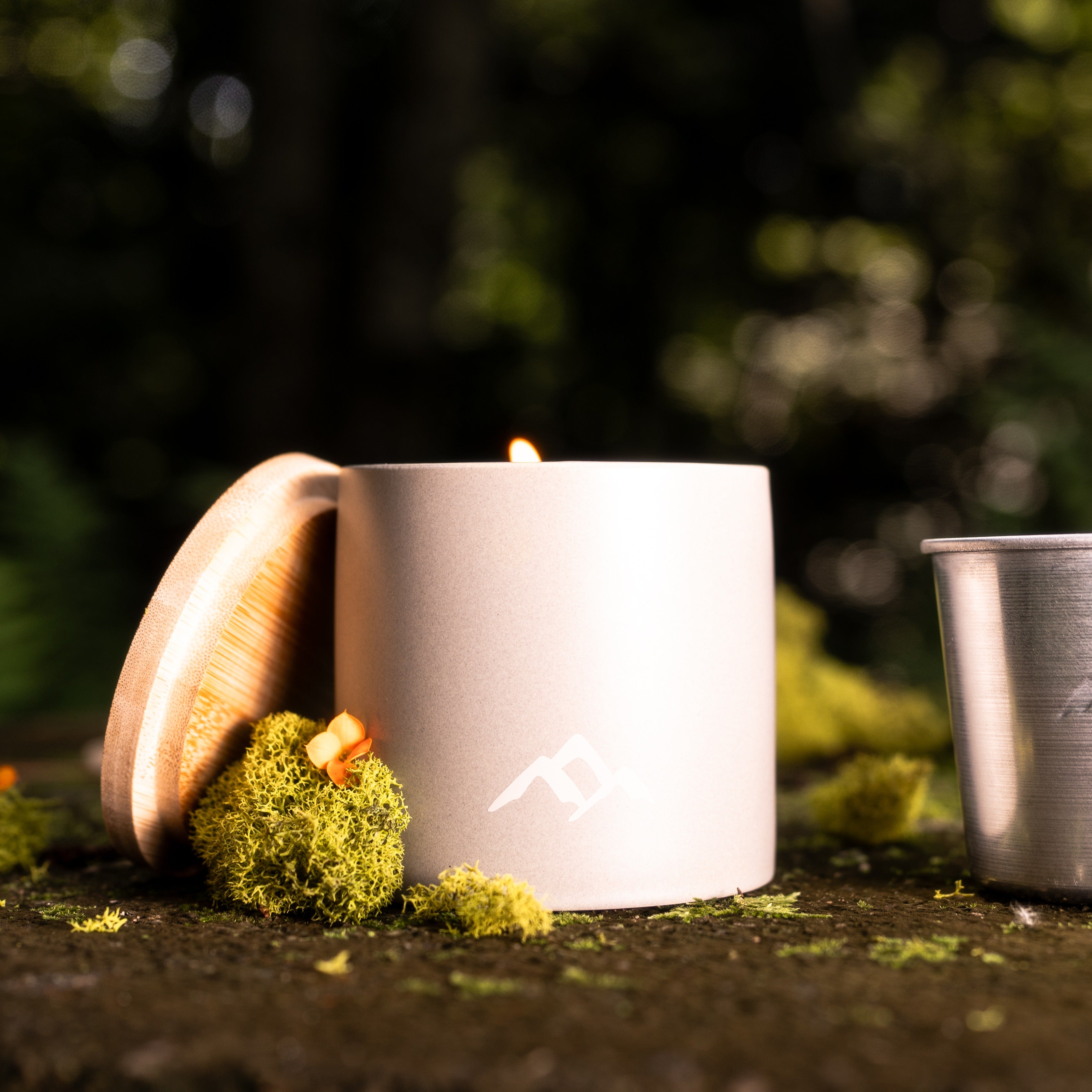 Stone Grey refillable candle