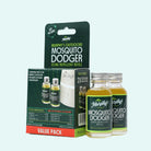 Dodger refill 2 pack. Small glass bottles filled with essential oil. 