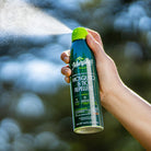 Lemon Eucalyptus Oil Mosquito & Tick Repellent Mist being sprayed