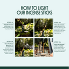 How to light our incense stick in 4 steps